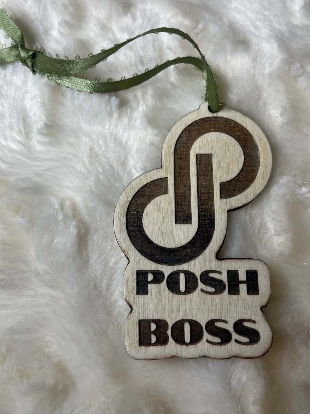 Handmade Wooden Posh Boss Ornament / Hanging Decor